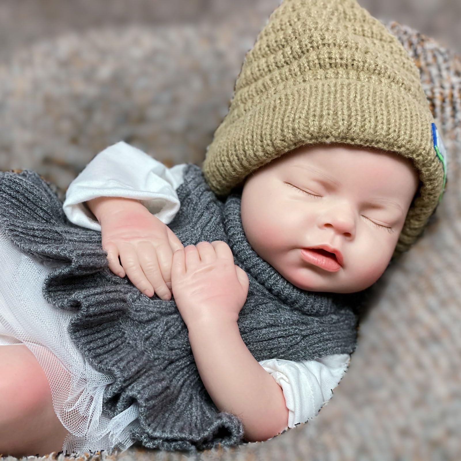 20in Full Body Silicone Baby Doll Girl Realistic Sleeping Reborn Newborn Babies