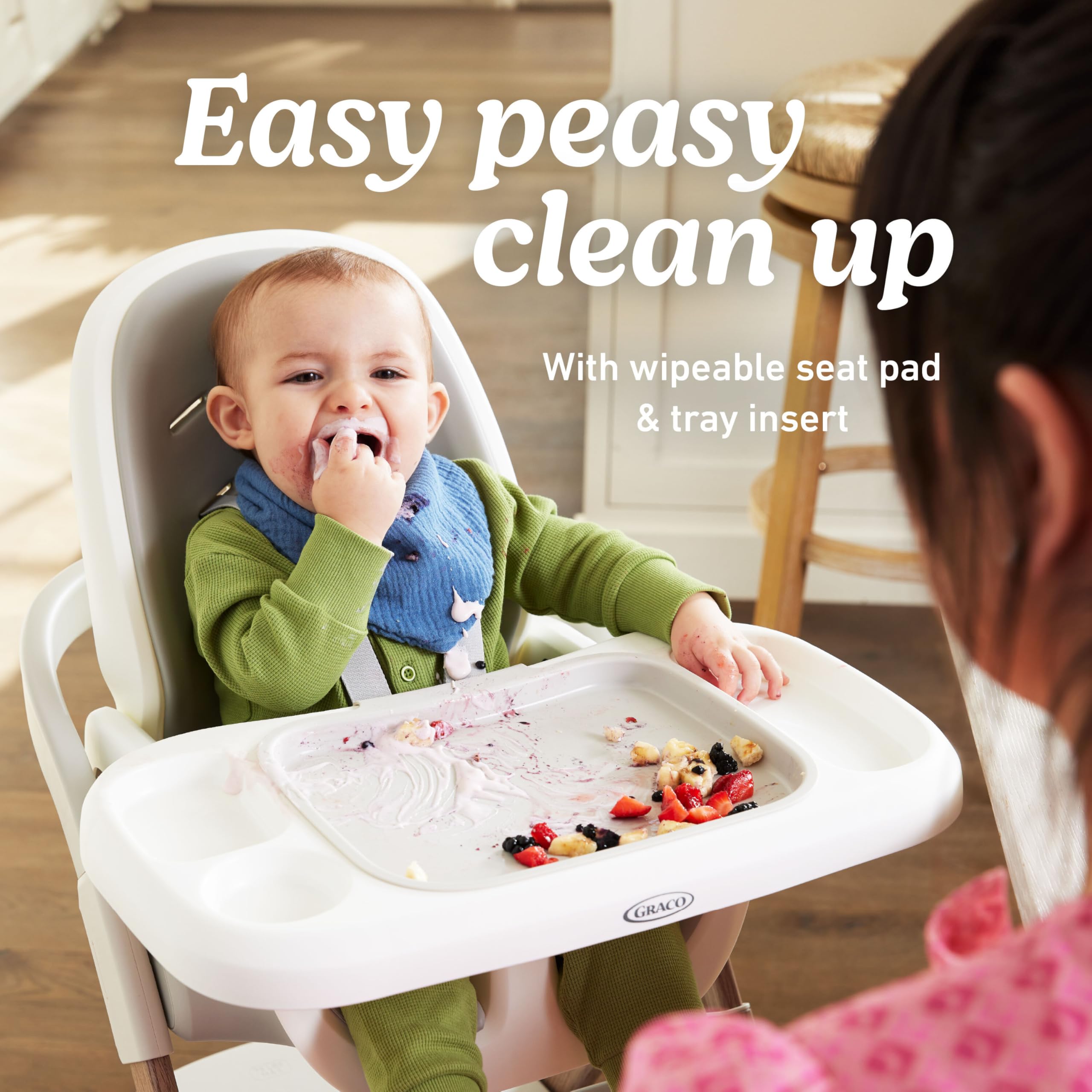 6-in-1 Convertible High Chair with Step Stool