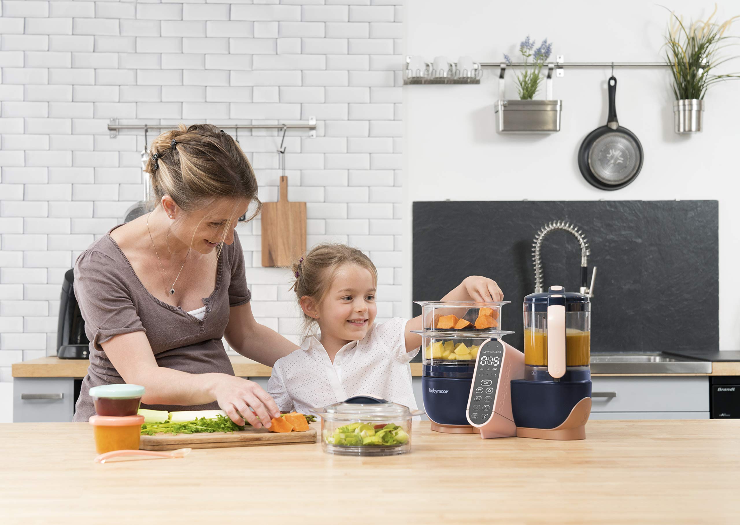 Baby Food Maker & Storage Bundle – Duo Meal Station XL 6-in-1 Steamer Blender