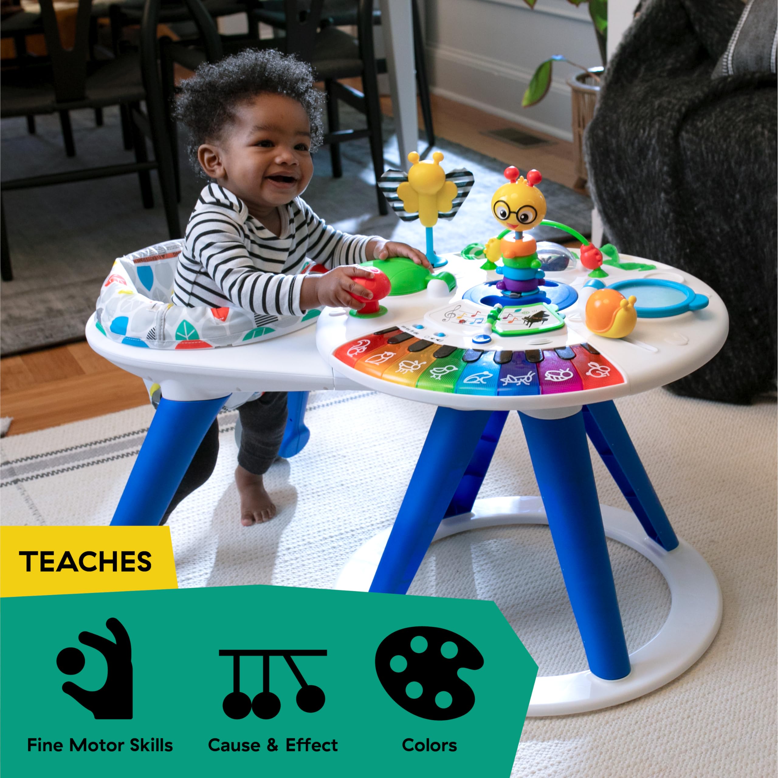 4-in-1 Baby Activity Center Walker Discovery Table