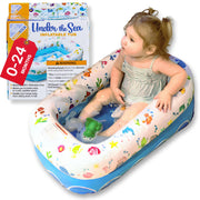 Helper | Inflatable Under The Sea Baby Bathtub, Collapsible Safe Baby