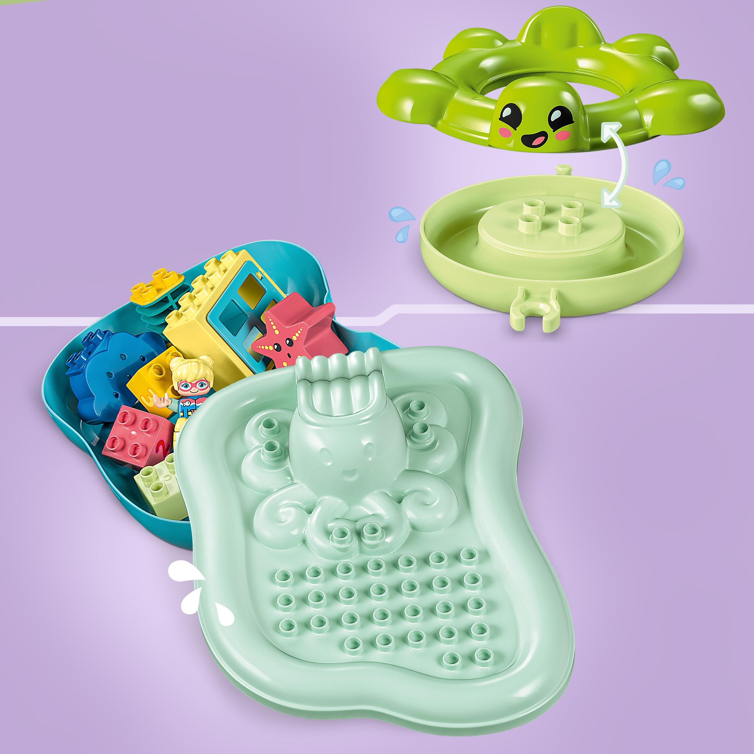 DUPLO Water Park, Bath Toys for 2 Year Old and Toddlers with Floating