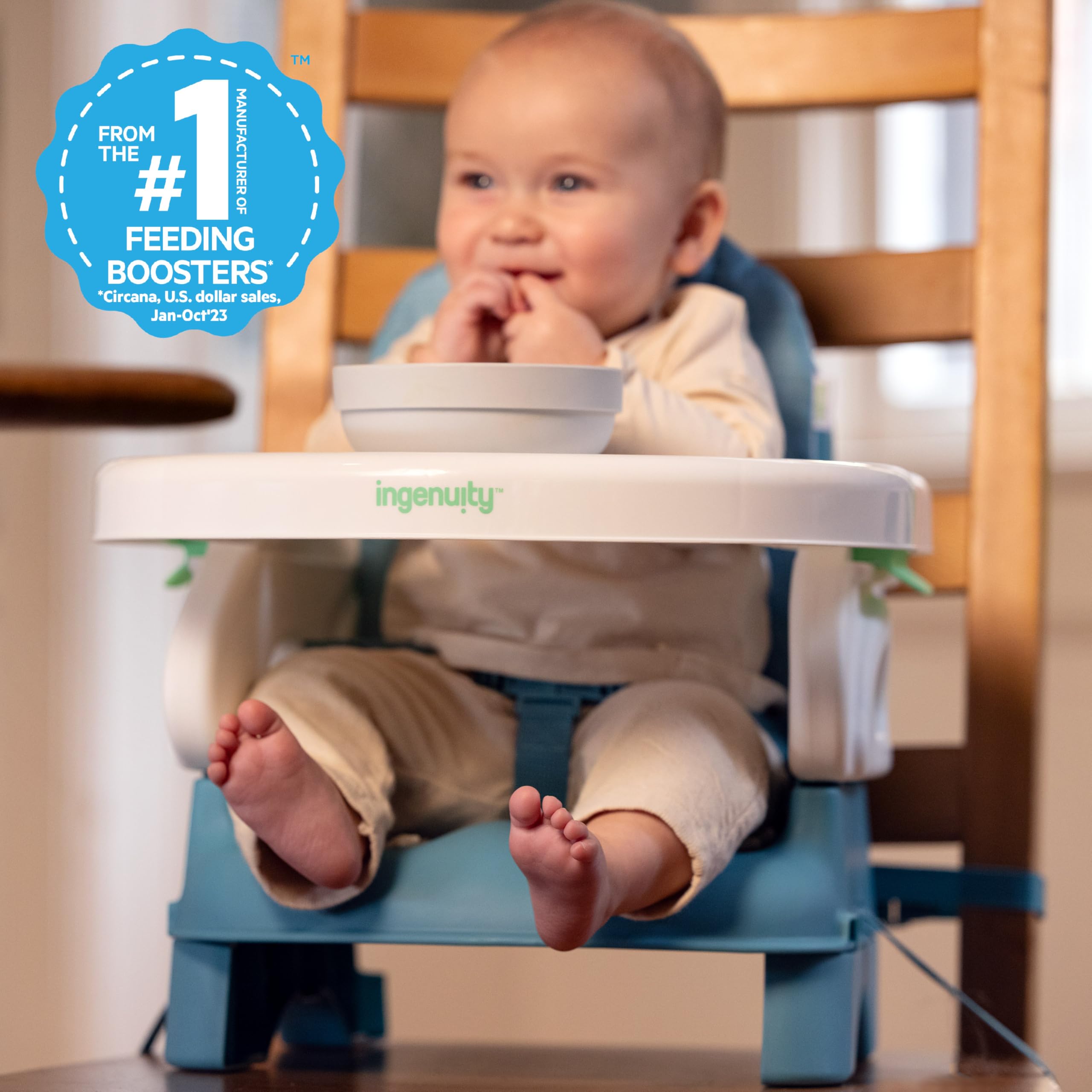 Century Dine On 4-in-1 High Chair, Grows with Child with 4 Modes, Metro