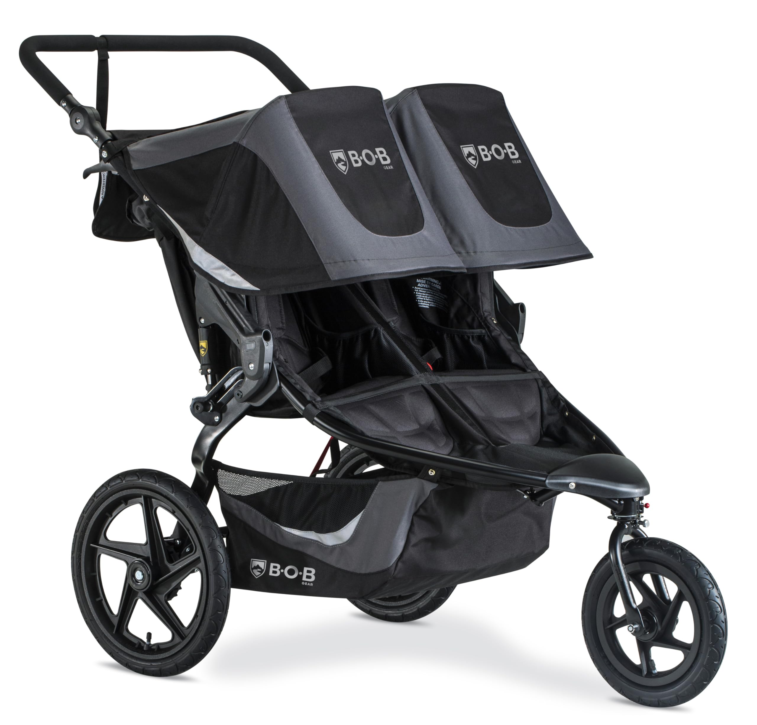Revolution Flex 3.0 Duallie Double Jogging Stroller, Graphite Black