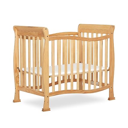 Me Violet 4-In-1 Convertible Mini Crib In White, Greenguard Gold