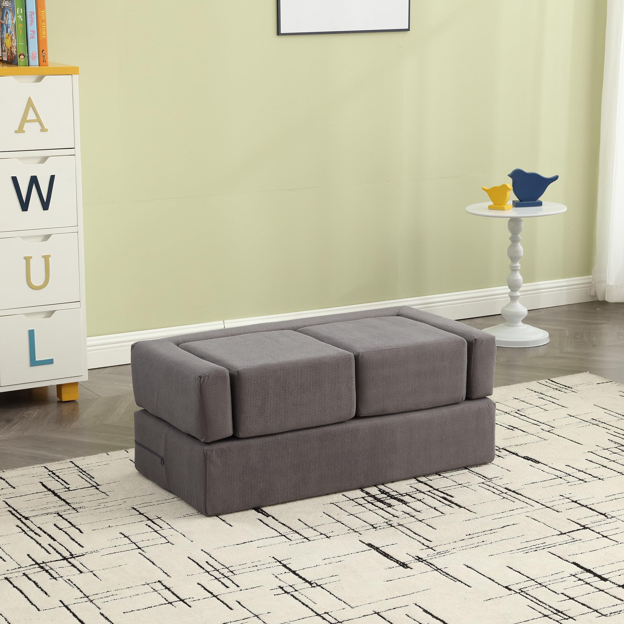 Kids Couch - Modular Kids Sofa for Toddler and Baby Playroom/Bedroom Furniture