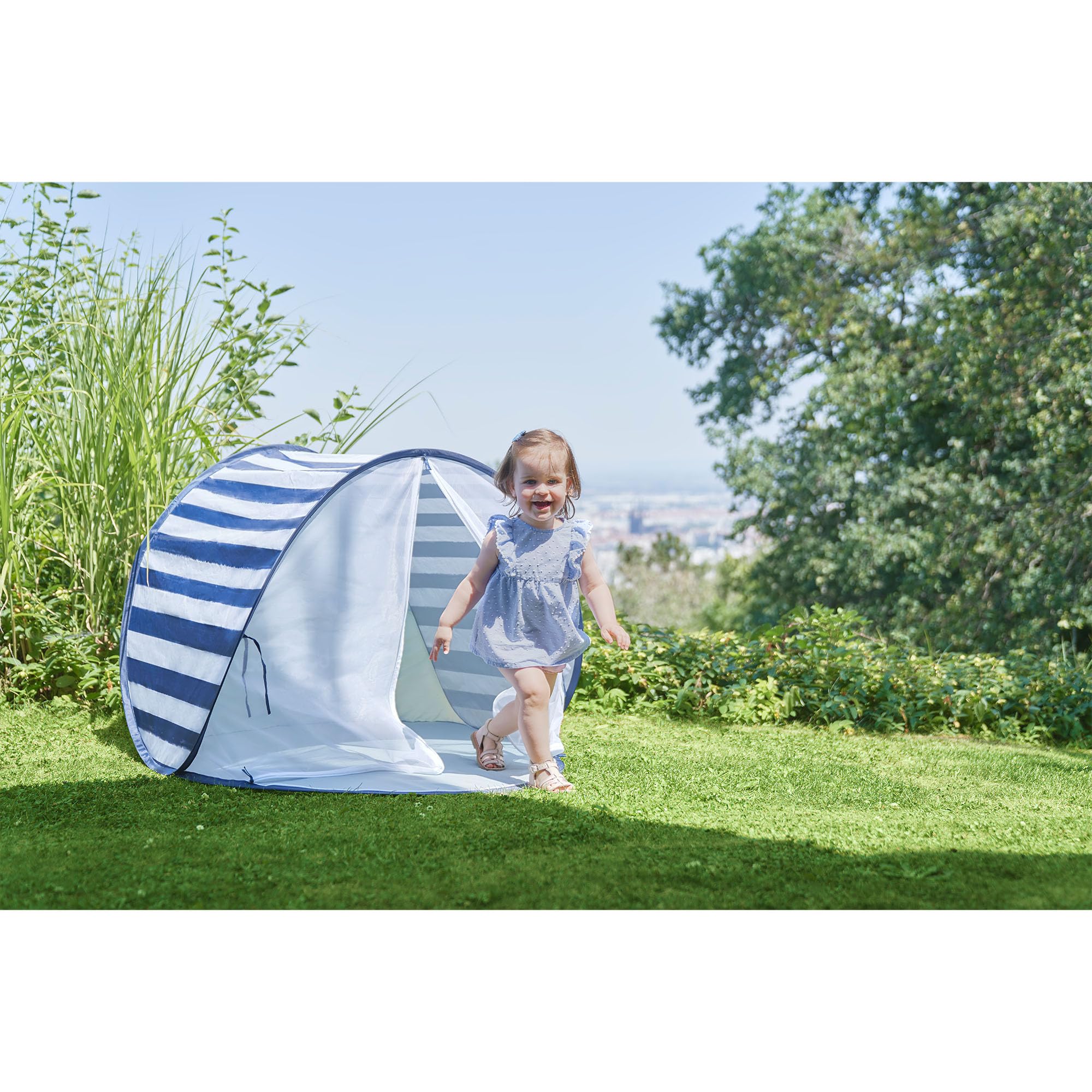 Baby Anti-UV Beach Tent with Pop-Up Sun Shelter