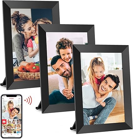 Frameo 10.1 Inch WiFi Digital Picture Frame, 1280x800 HD IPS Touch Screen Photo