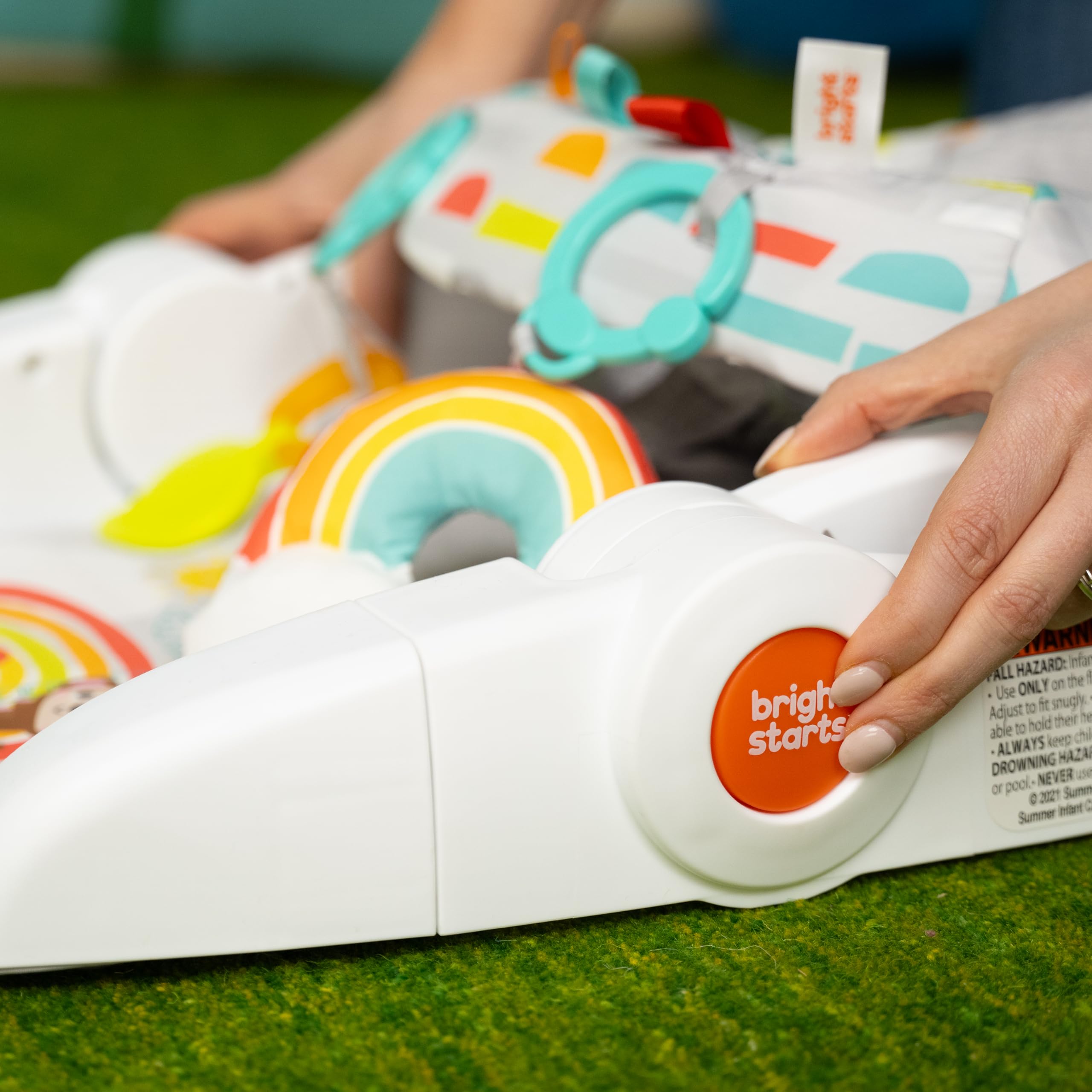 Learn-to-Sit Baby Floor Seat, 2-Positions Grow with Infant
