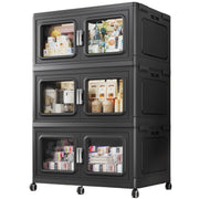 165Gal Extra Large Storage Bins with Lids, 660Qt Plastic Stackable Storage Bins