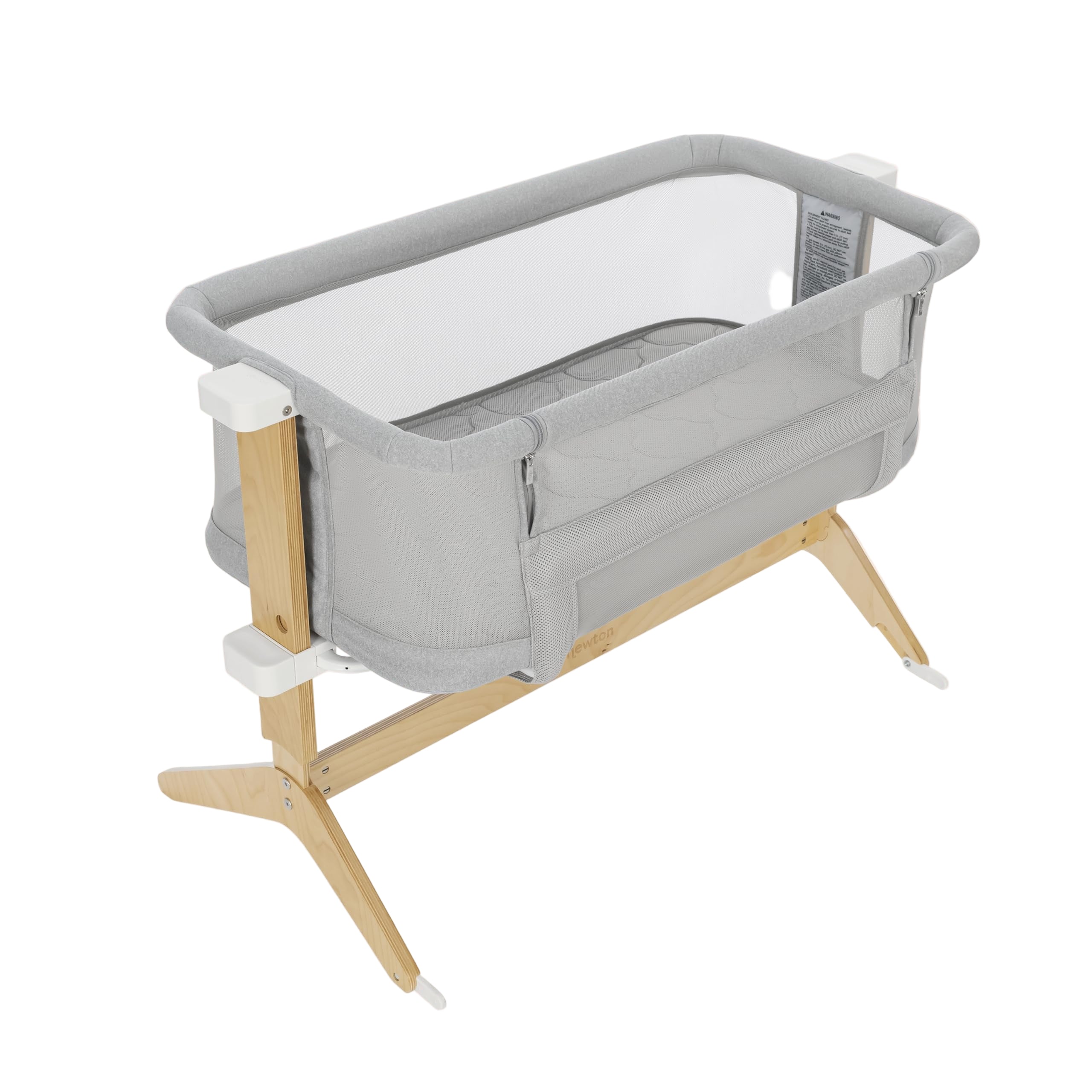 Bassinet & Bedside Sleeper with Mattress & Sheet - Ultra-Breathable