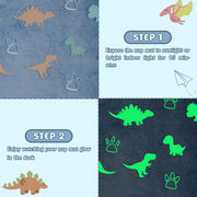 Kids Sleeping Bag Soft Plush Glowing Toddler Nap Mat with Pillow for Boys Girls Large Sleeping Mat for Daycare Preschool Kindergarten