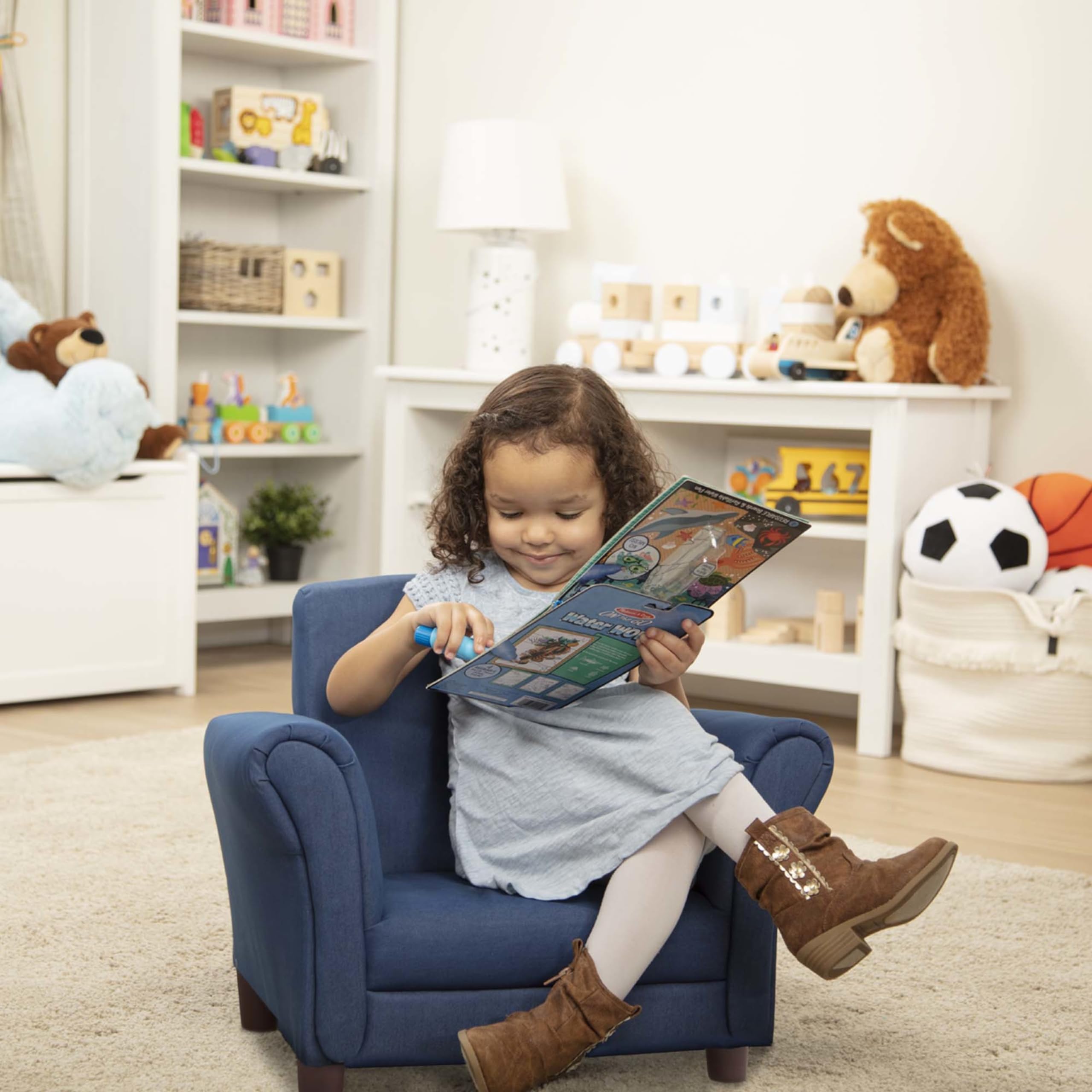 Denim Child's Armchair