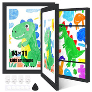 11x14 Kids Art Frames, 2-Pack Front Opening Kids Artwork Frames