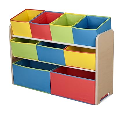 Deluxe Multi-Bin Toy Organizer with Storage Bins