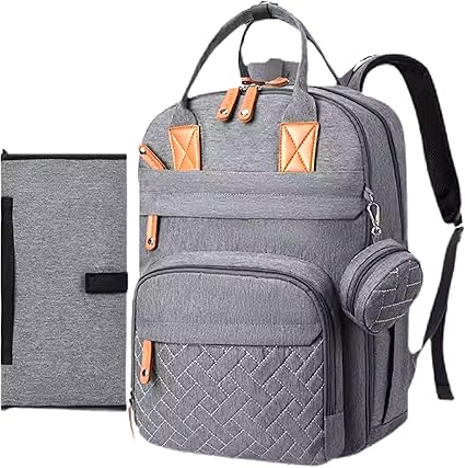 Baby Diaper Bag Backpack - Large Bag for Boys & Girls, with Changing Pad