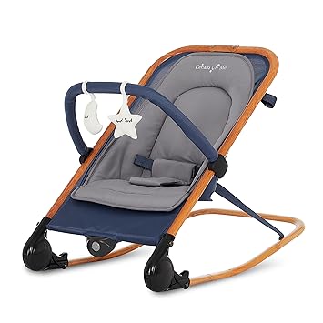 Rock with me 2-in-1 Rocker and Stationary Seat | Compact Portable Infant Rocker