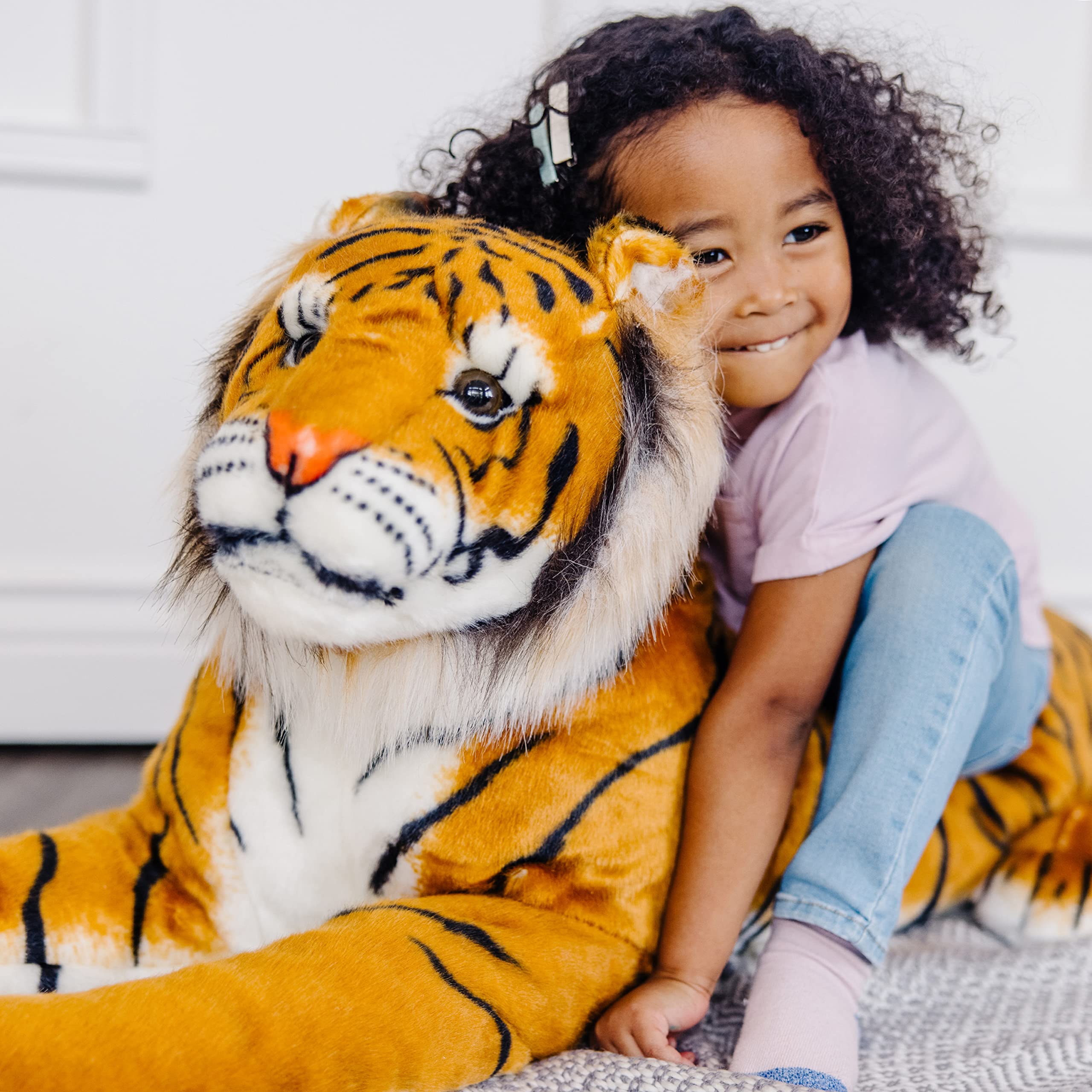 Giant Tiger - Lifelike Stuffed Animal (Over 5 feet Long)