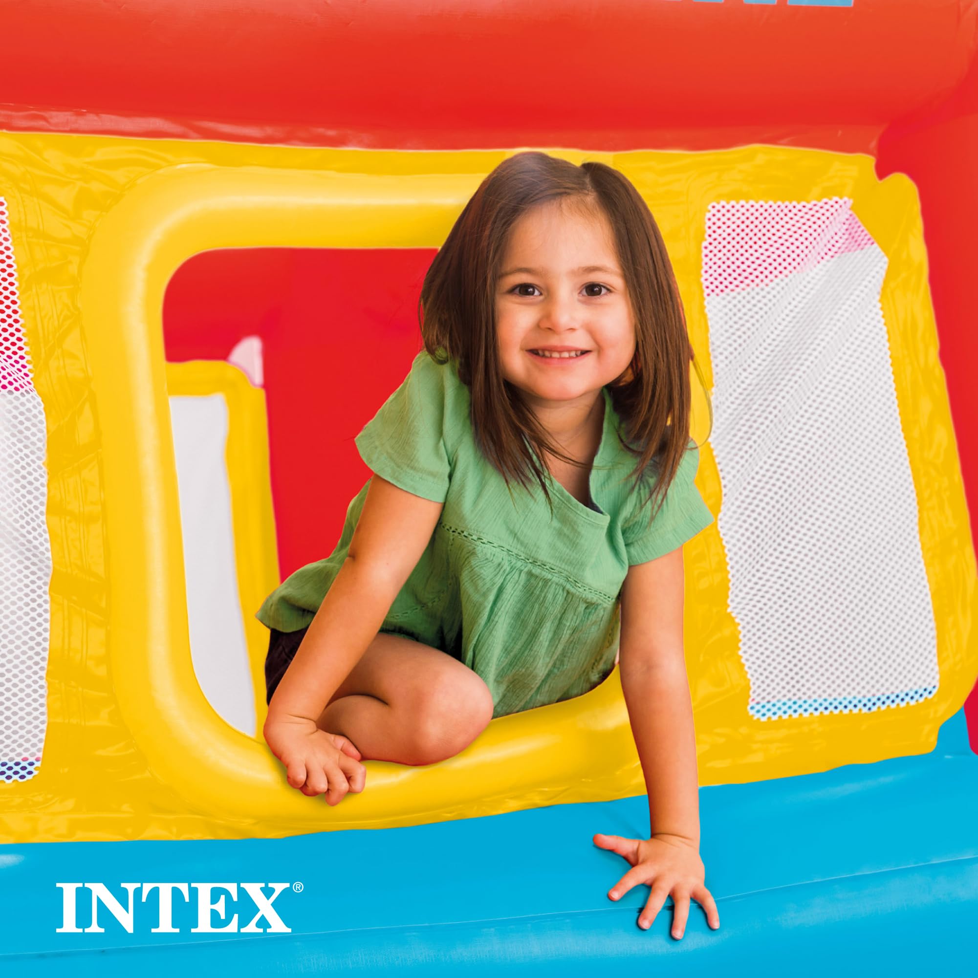 Inflatable Bounce House Trampoline for Kids Ages 3-6
