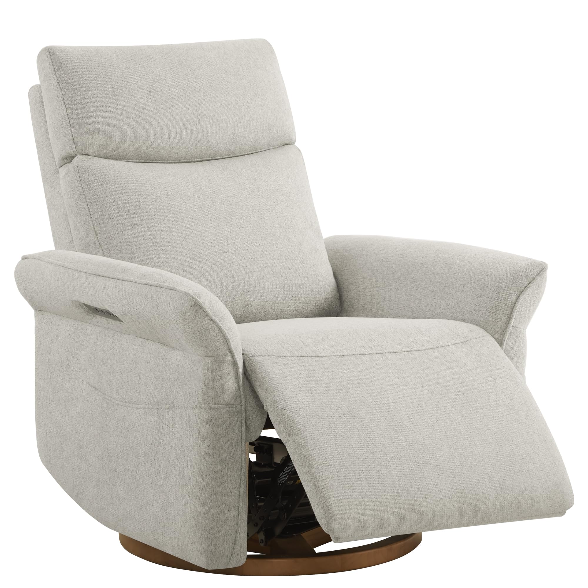Electric Triple-Motor Power Recliner Nursery Glider Chair