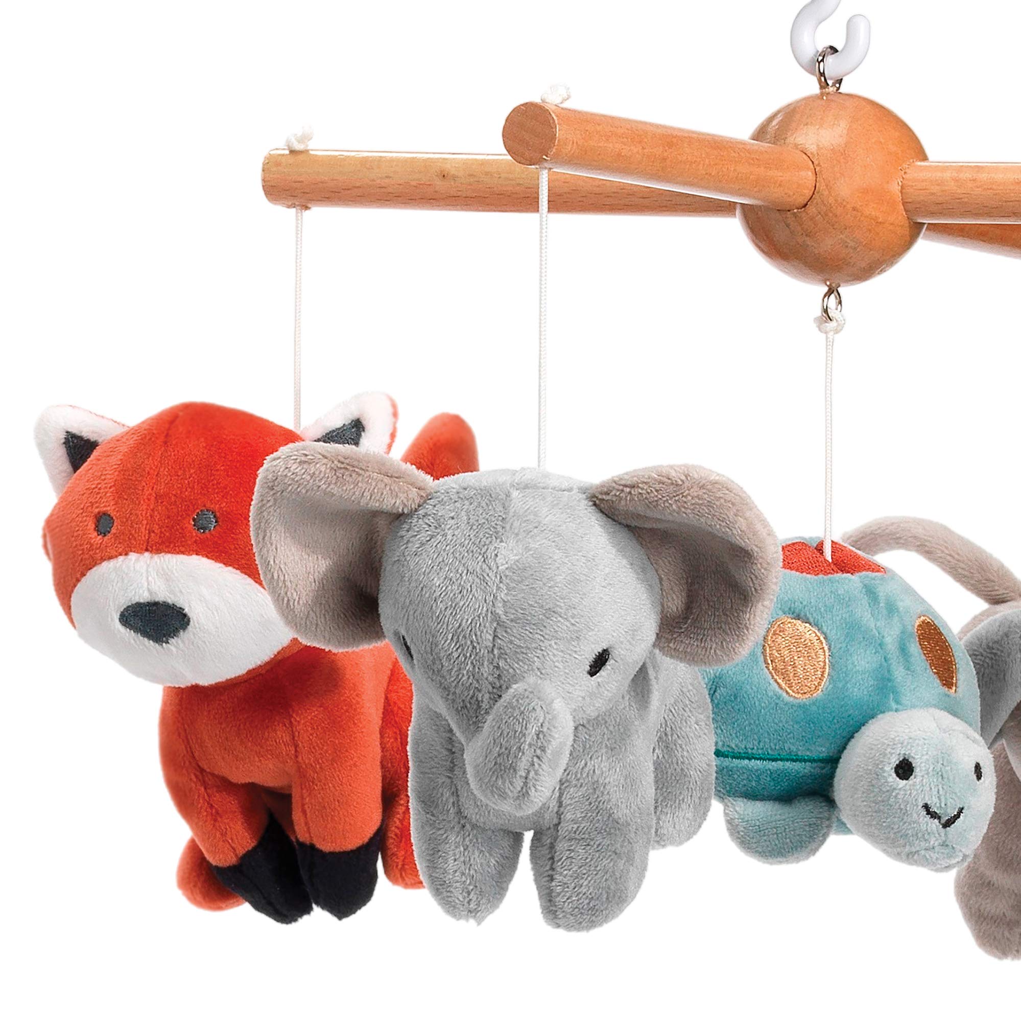 Musical Baby Crib Mobile with Rotating Plush Animals