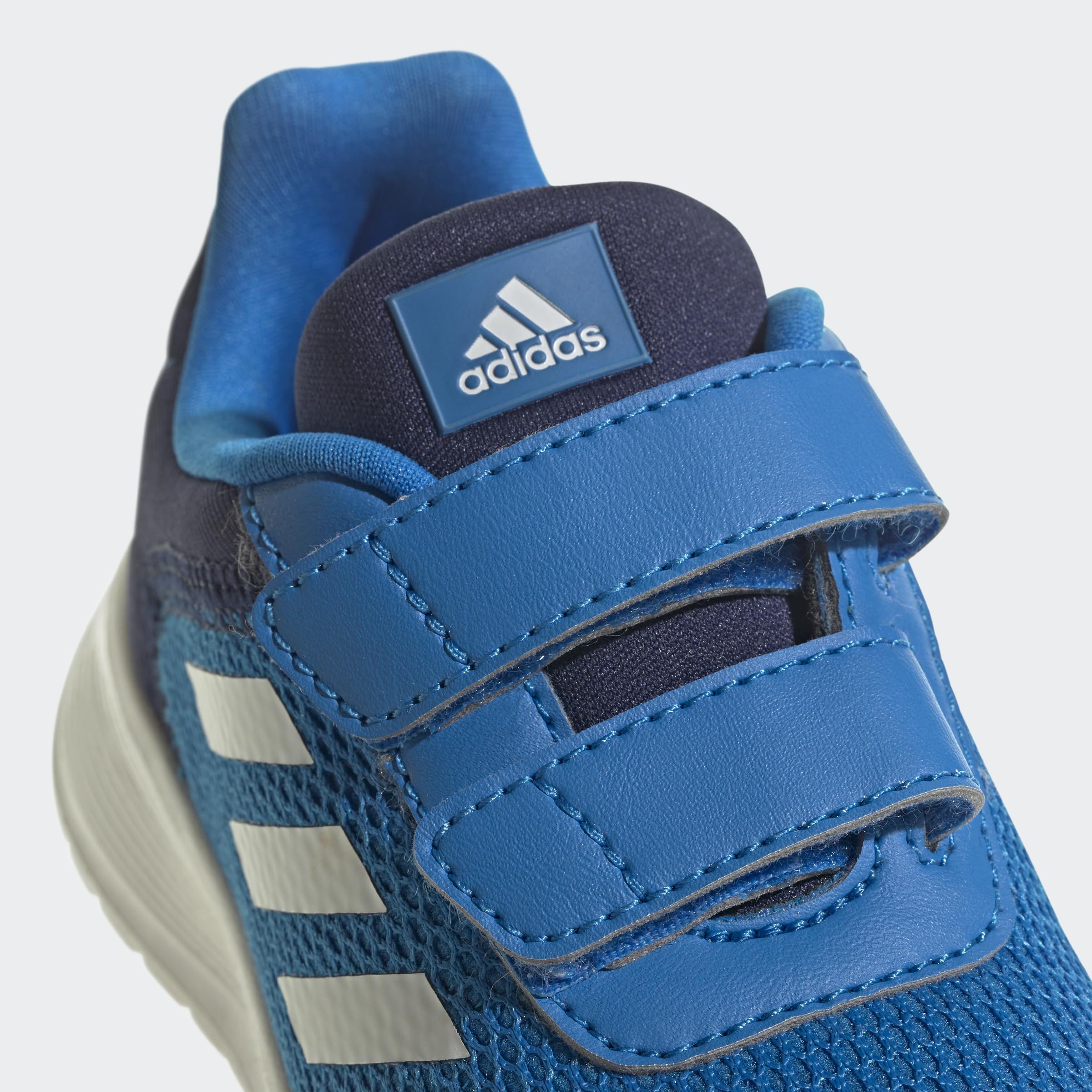 adidas Tensaur Run Shoes, Unisex Baby Sneakers, Blue Rush Core White Dark Blue, 21 EU