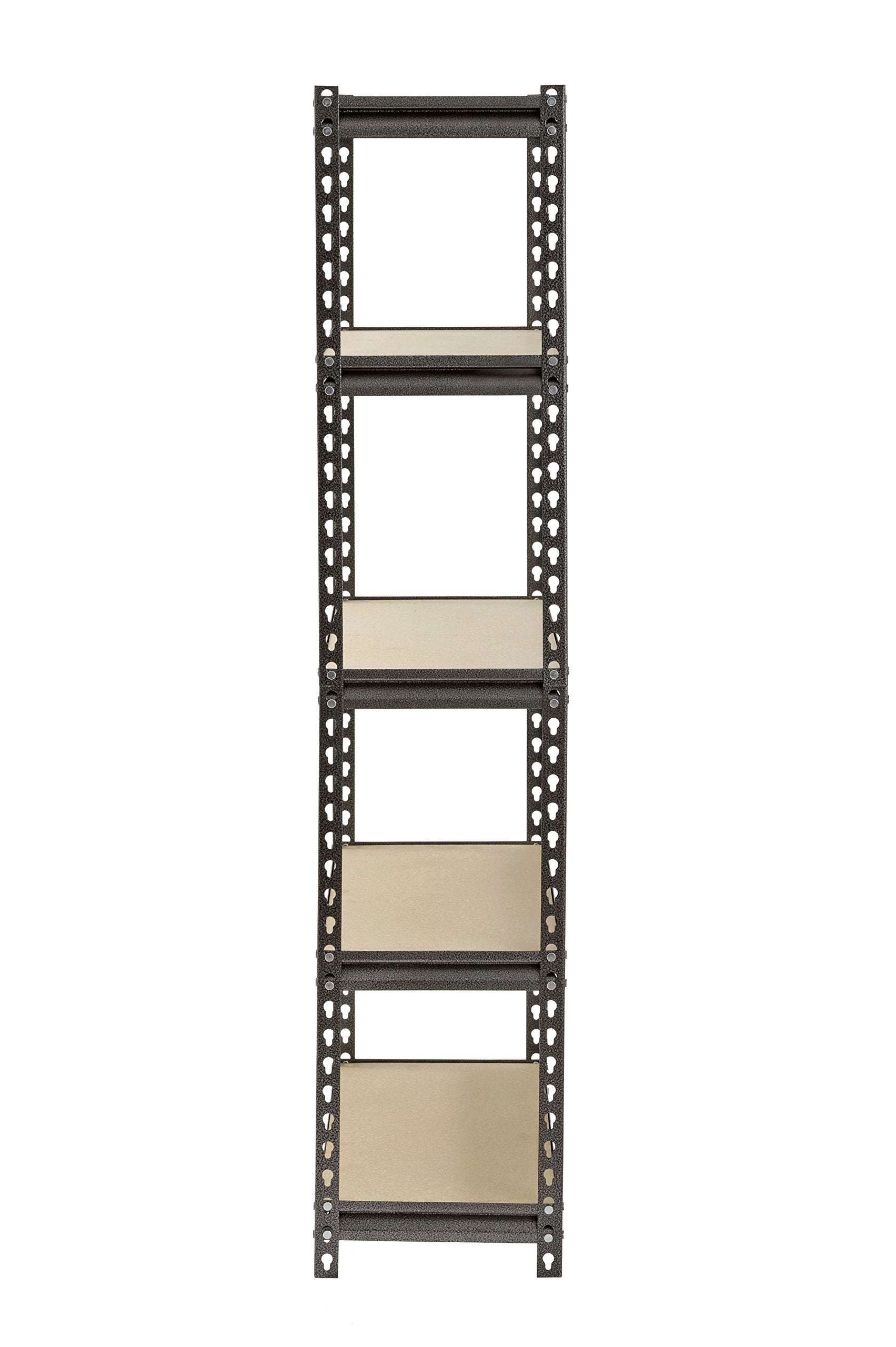 UR301260PB5P-SV Silver Vein Steel Storage Rack, 5 Adjustable Shelves