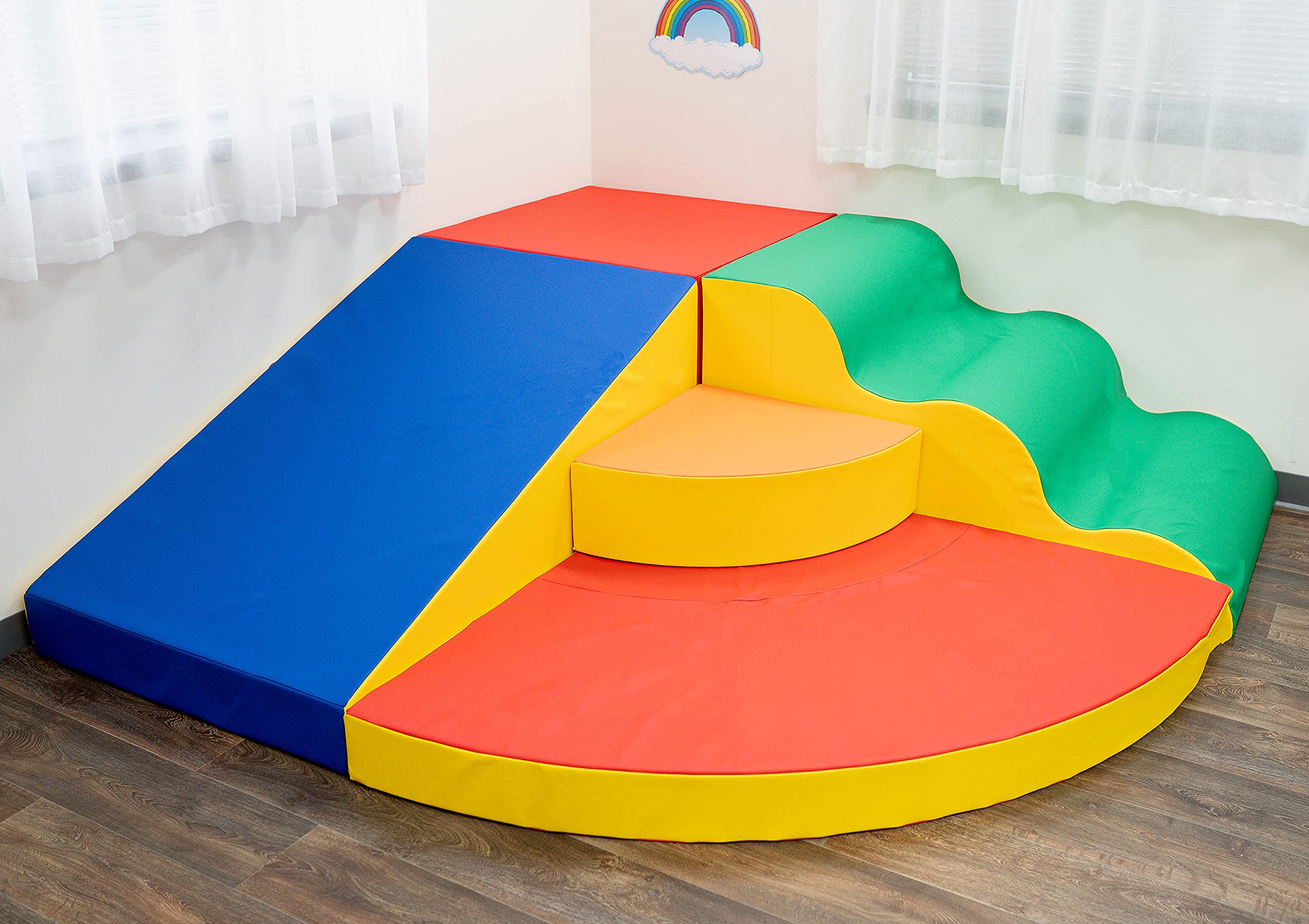 School Age Corner Colossus, Kids Climbing/Jumping/Sliding