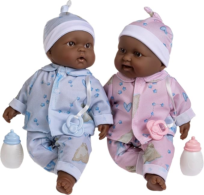 Twins 13" Realistic Soft Body Baby Dolls Berenguer Boutique | Twins Gift Set