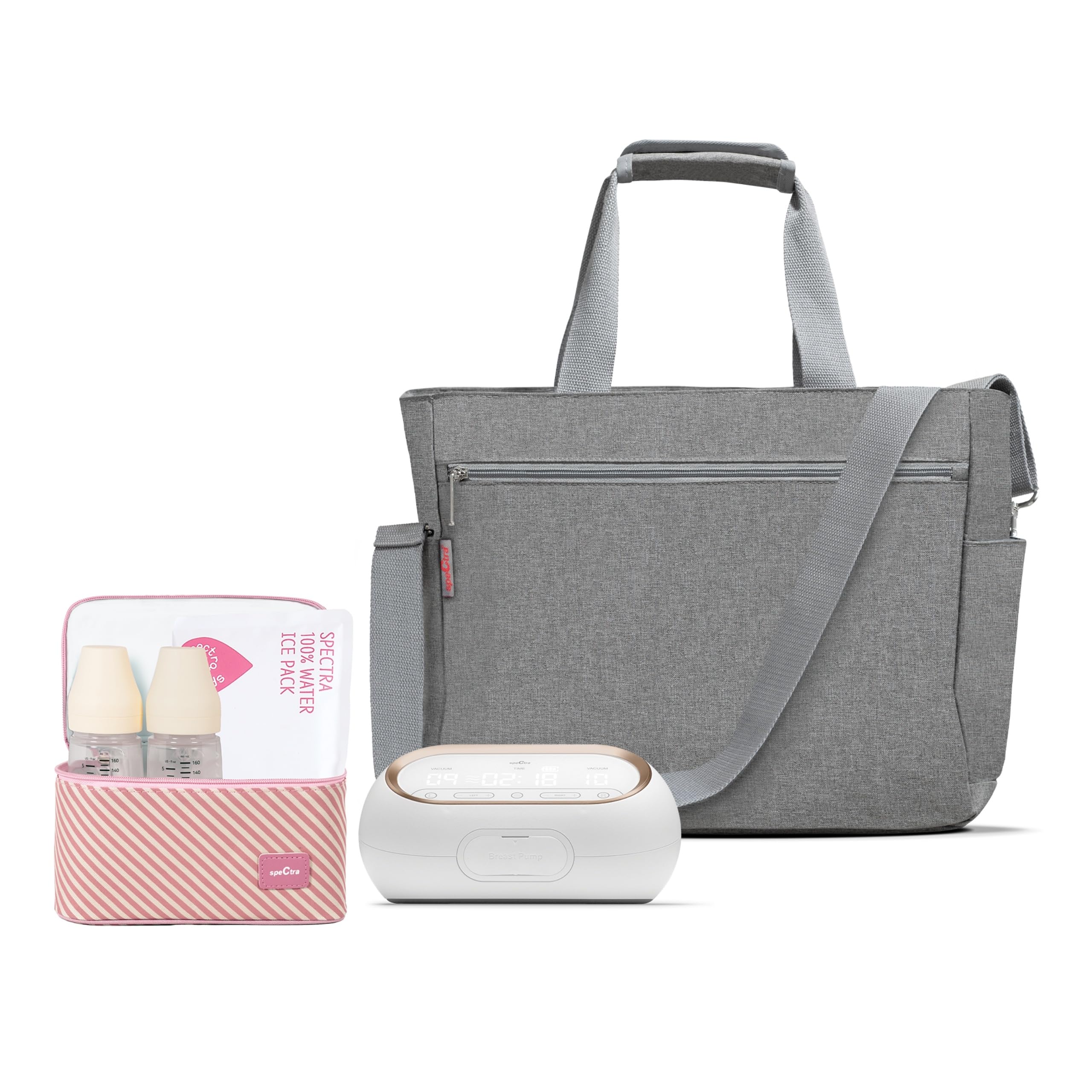 Synergy Gold Portable - Dual Adjustable Electric Breast Milk Pump with Tote Bag, Breast