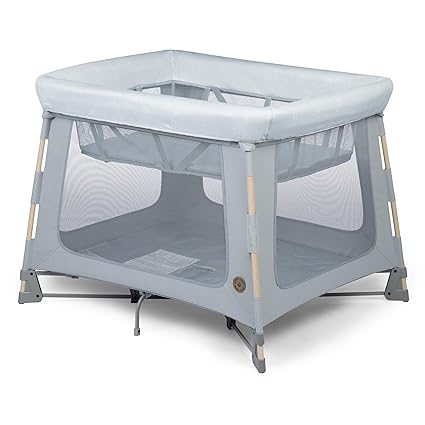 Swift Baby Playpen with Mat, Baby Play Yards, Pack and Play with Bassinet