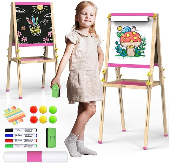 Art Easel for Kids Ages 4-8 Easels for Toddlers,Toddler Art Kids Easel