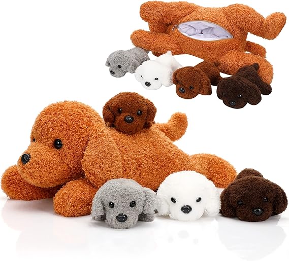 5 Pcs Dog Stuffed Animal Puppy Stuffed Animal