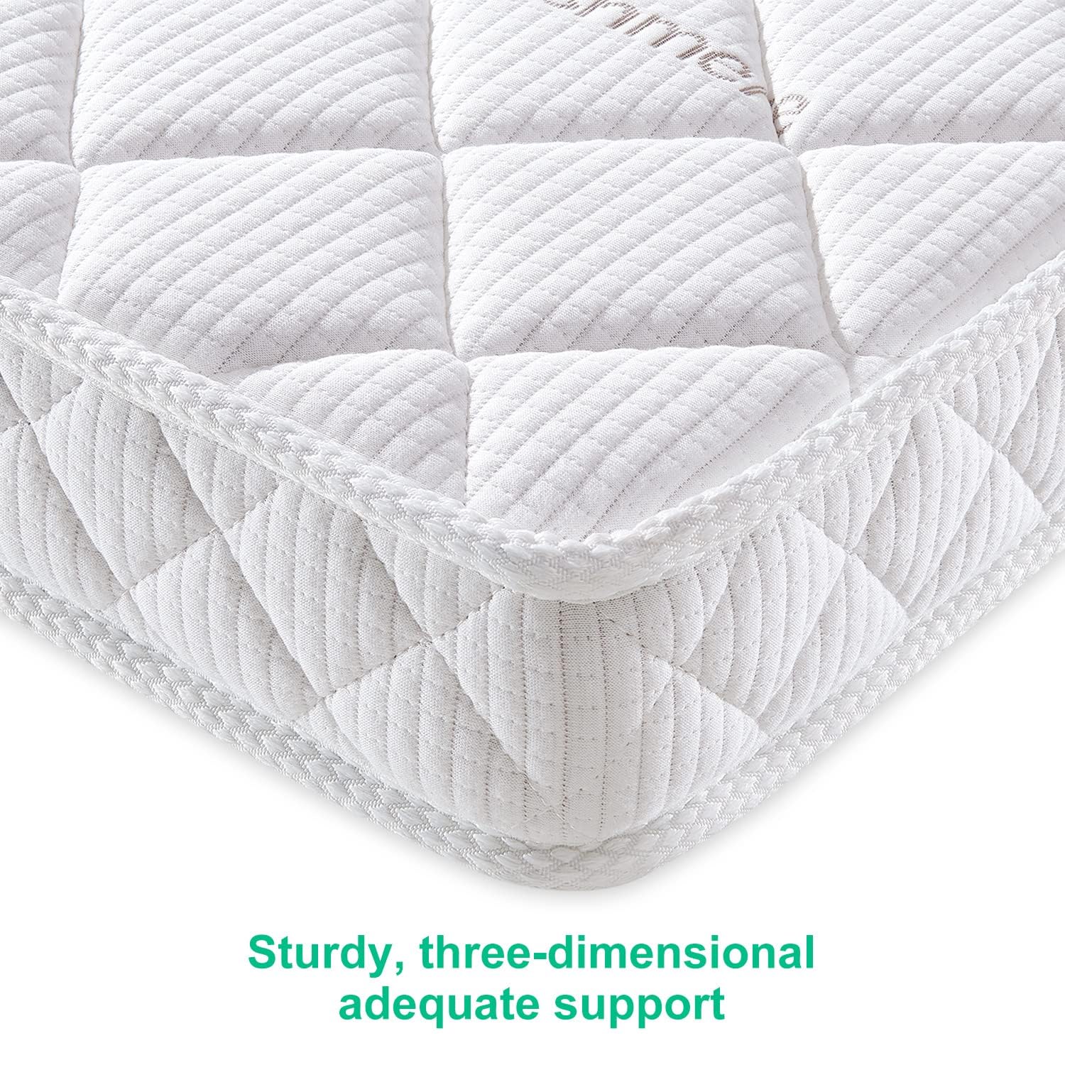 Premium Dual Sided Crib & Toddler Mattress,100% Knitted Fabric, Premium