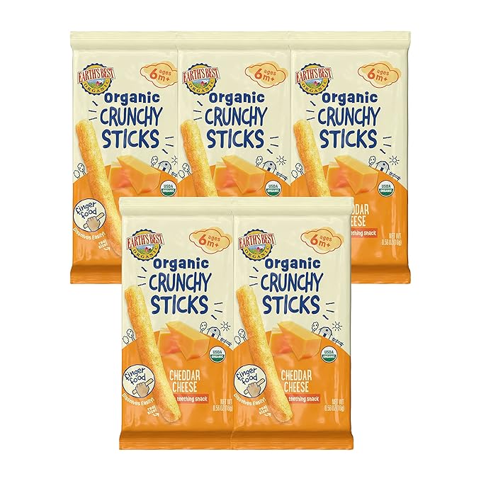 Organic Baby Food, Dissolvable Teething Snack for Babies 6 Months and Older