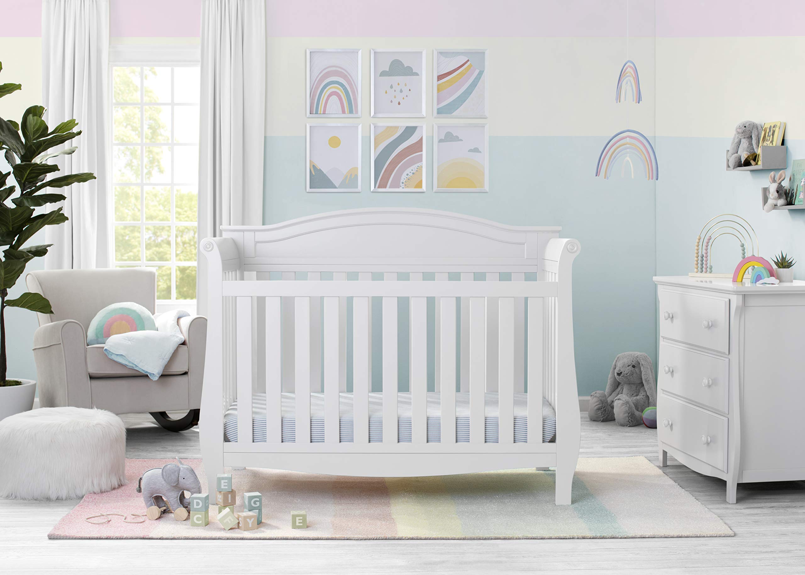 Lancaster 4-in-1 Convertible Baby Crib
