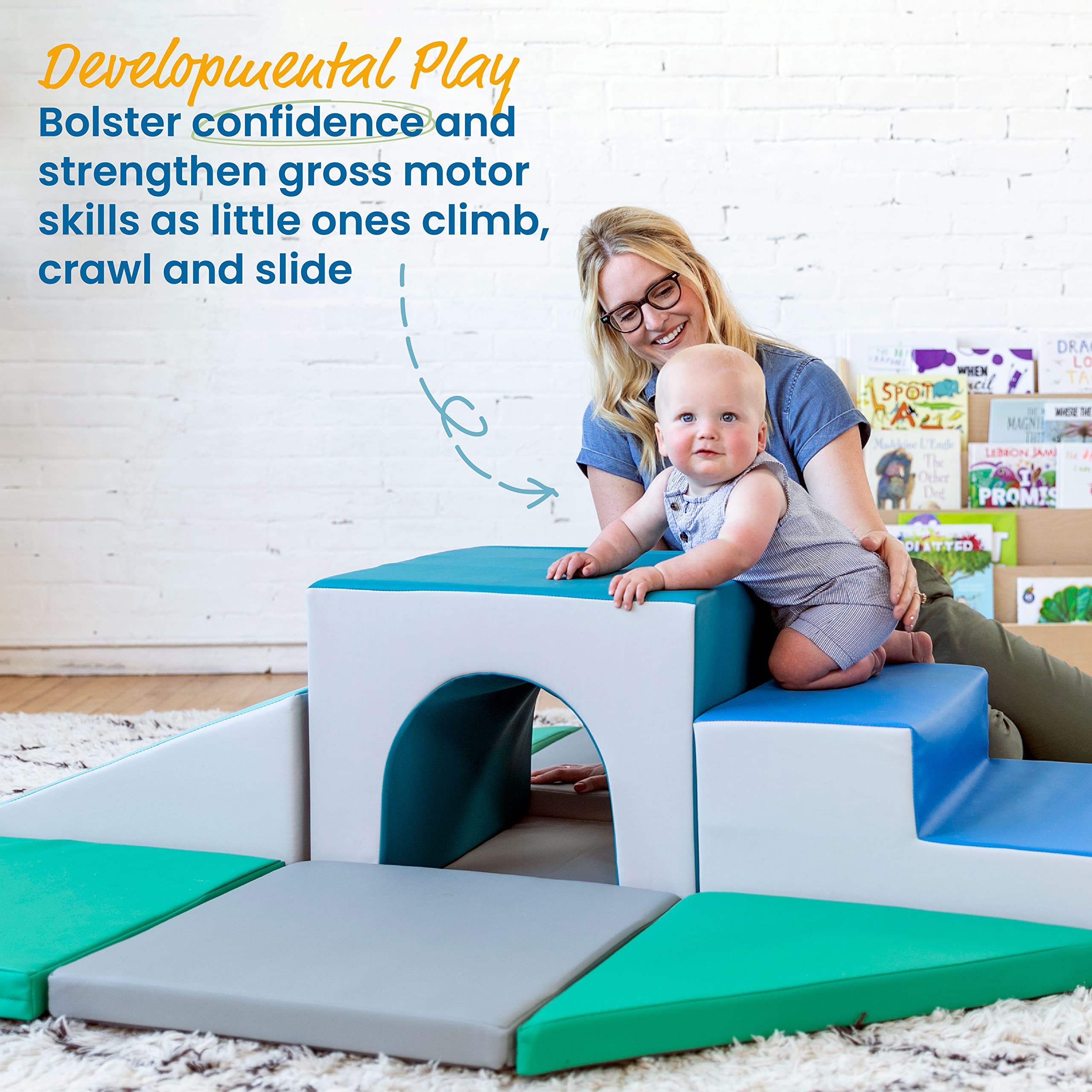 Foam Tunnel Climber for Toddlers