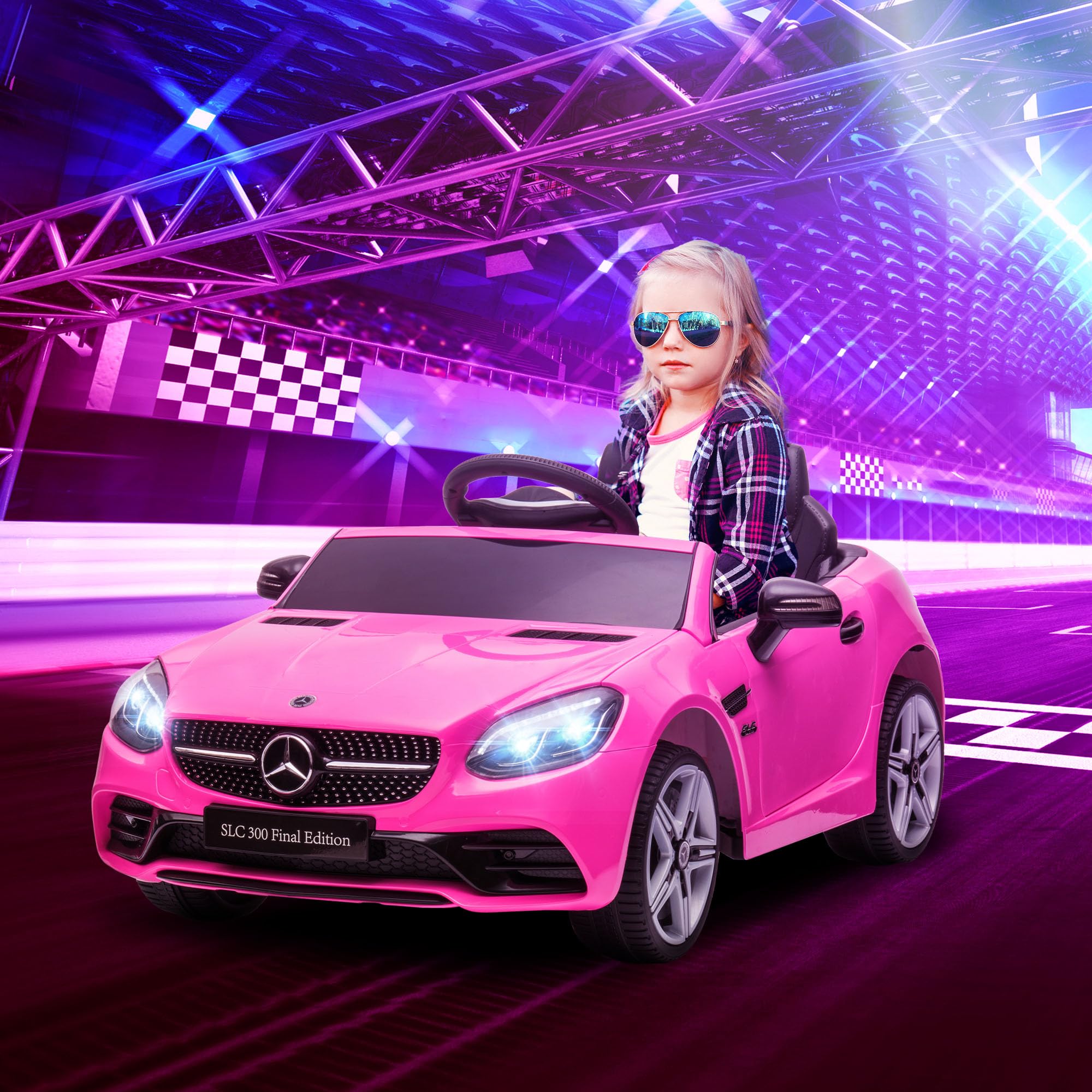 Mercedes SLC 300 Kids Electric Car with Remote Control