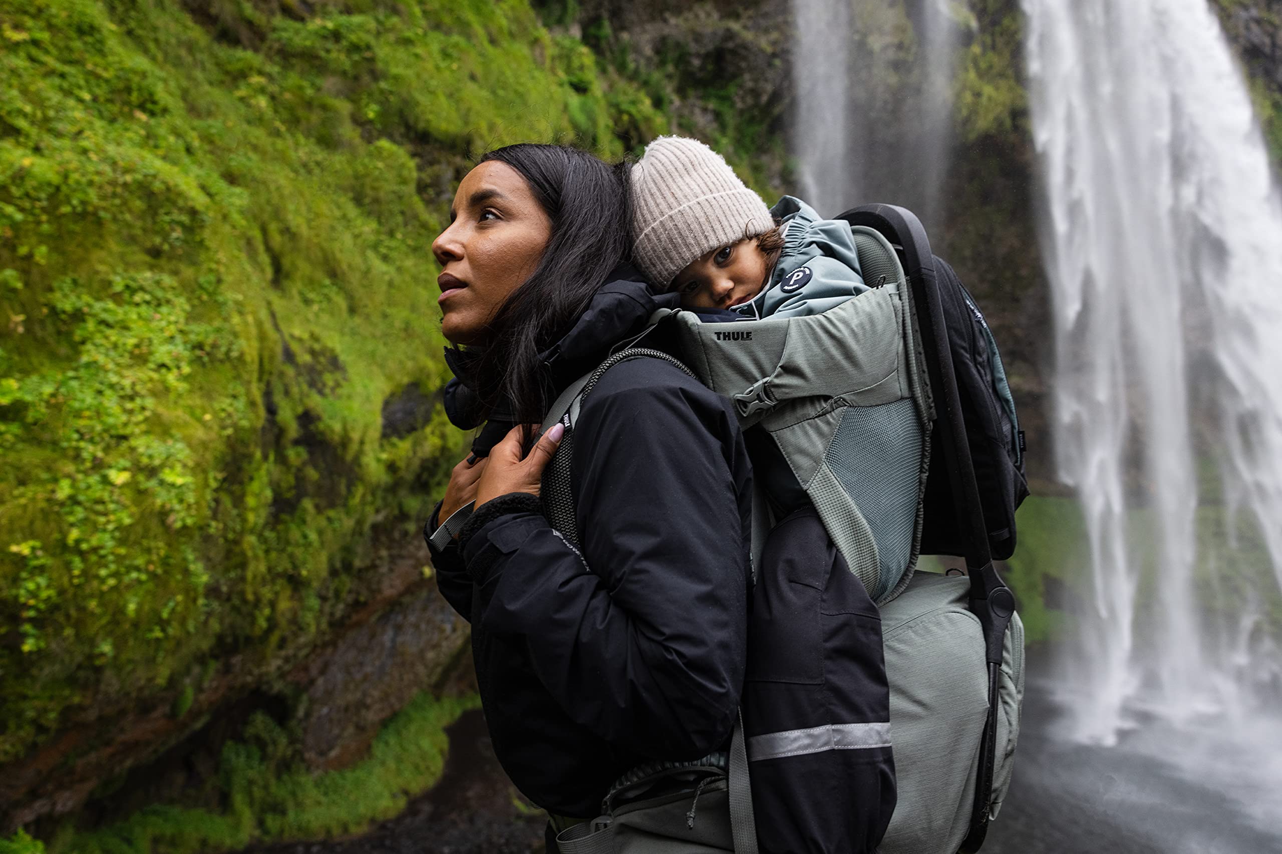Sapling Child Carrier Backpack - Machine Washable Seat - Self-Standing Frame