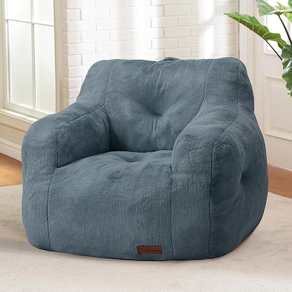 Bean Bag Chair for Adult Small Bean Bag Chairs with Arms Furry