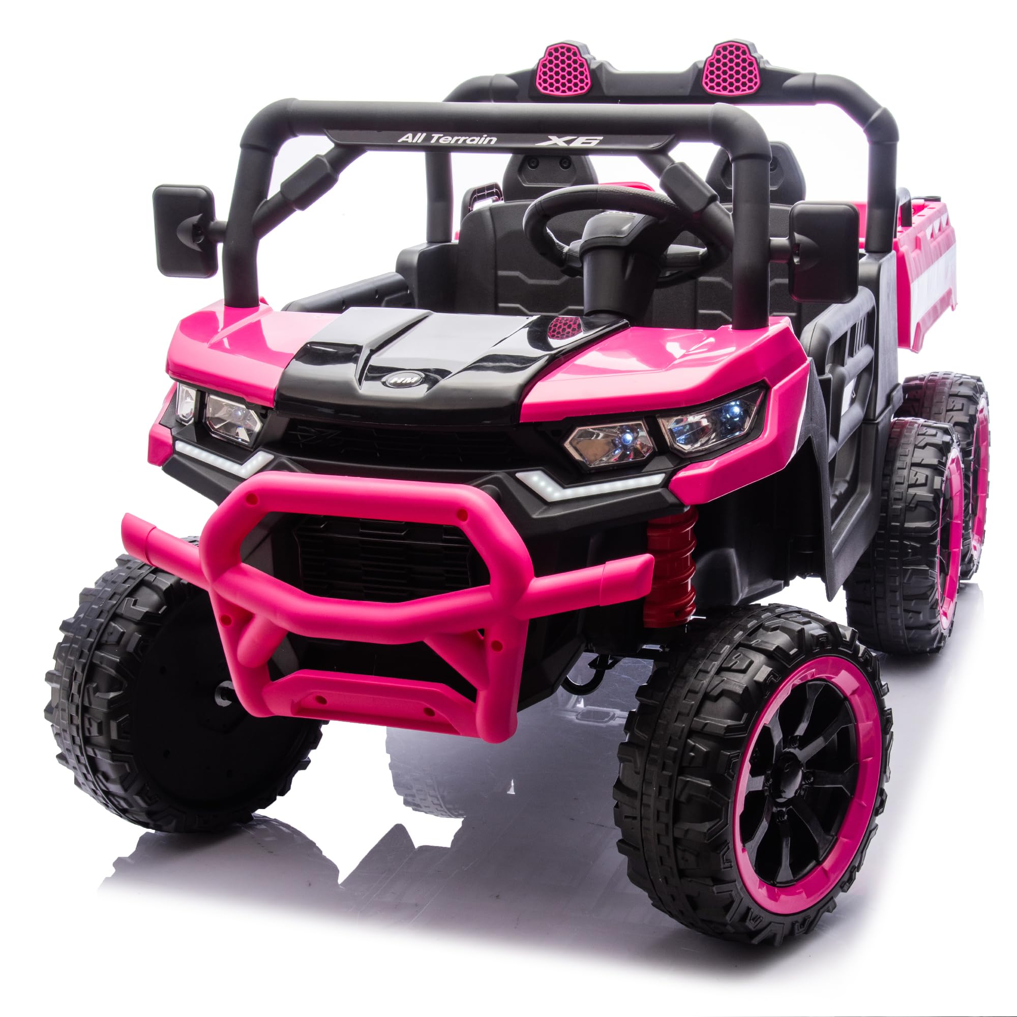24V Kids Ride-On Dump Truck 2-Seater with Remote Control