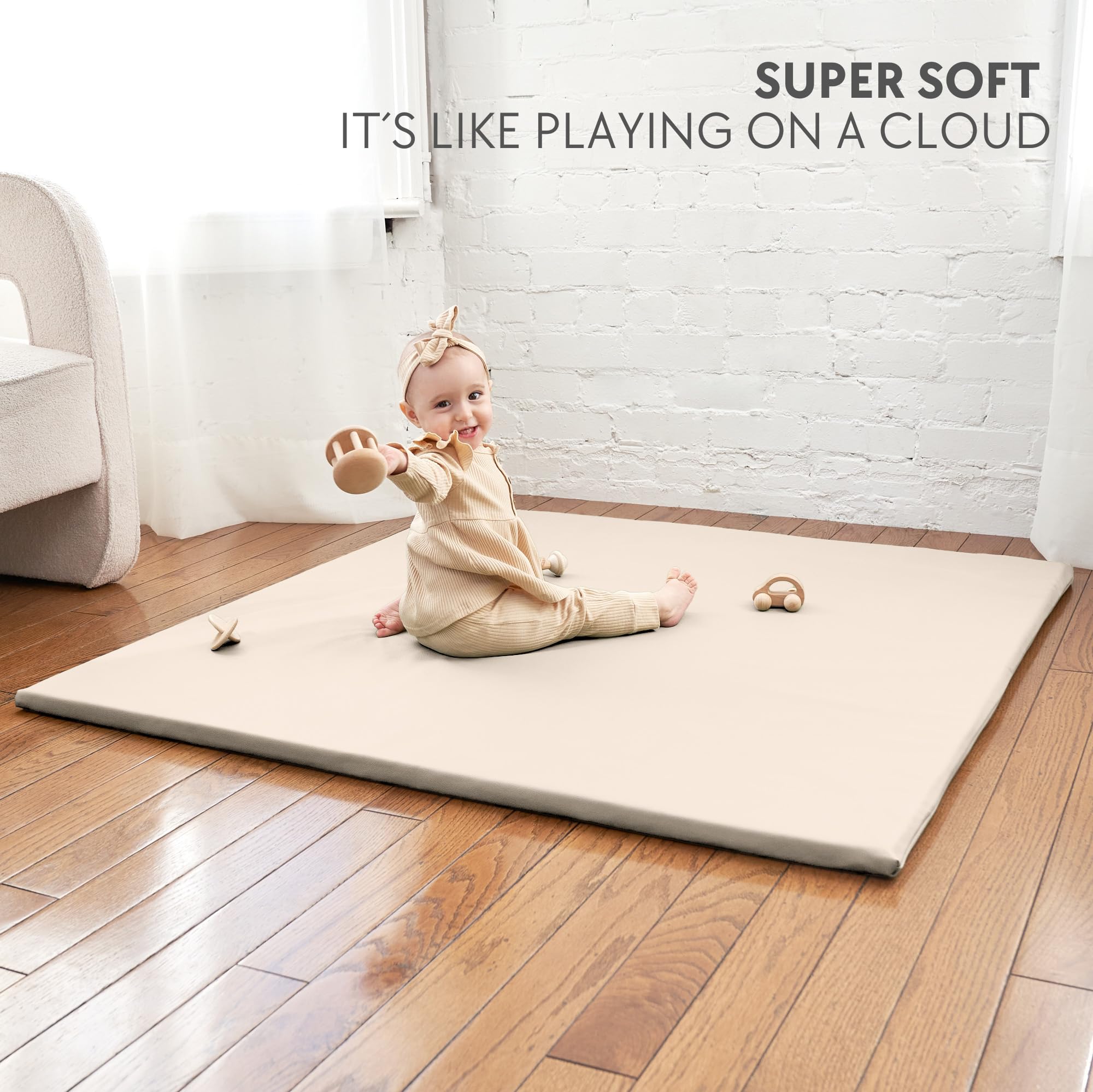 Padded Baby Play Mat for Your Boy or Girl - Extra Thick & Super