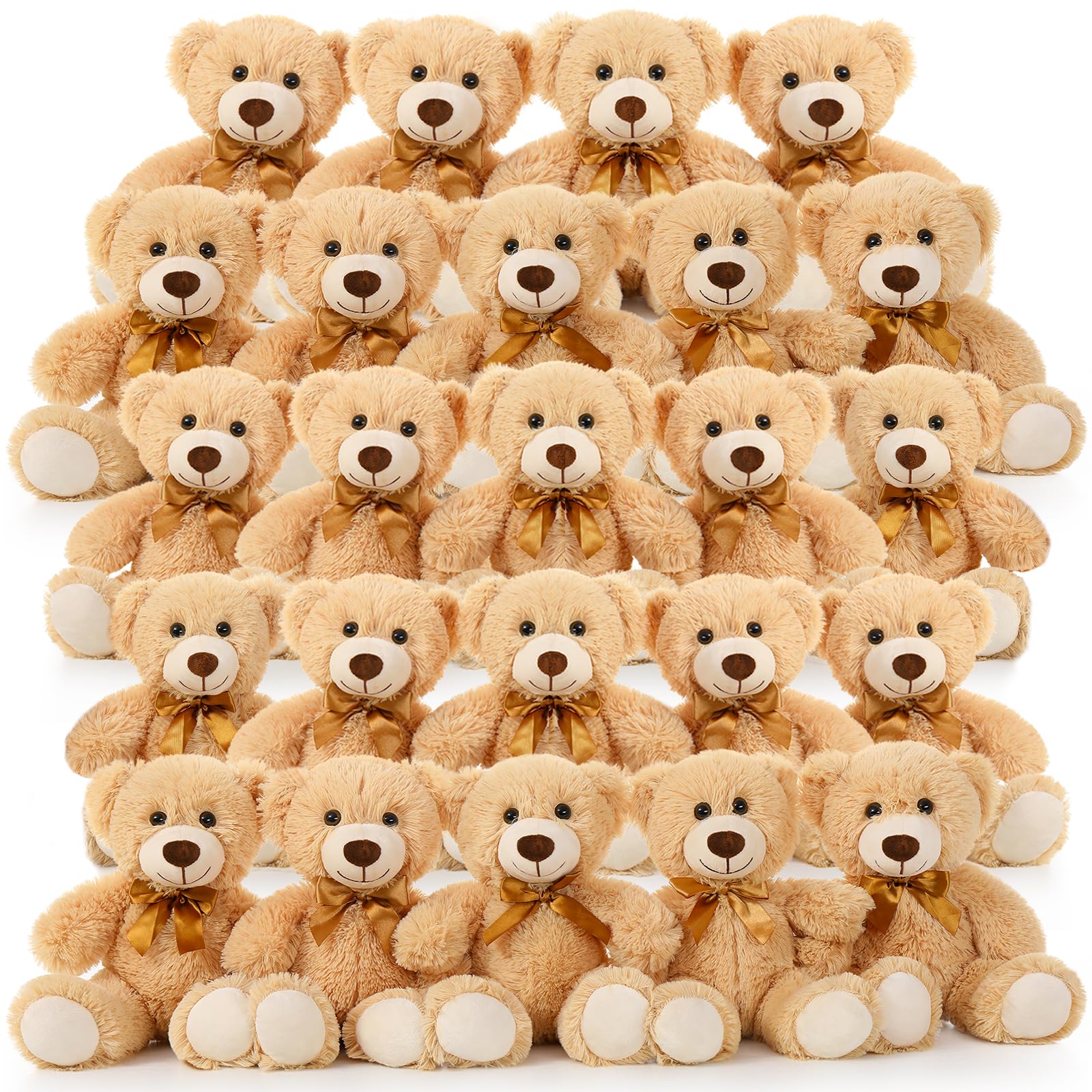 Bulk Teddy Bear Baby Shower, 300 Packs Small Teddy Bear Stuffed Animals in Bulk