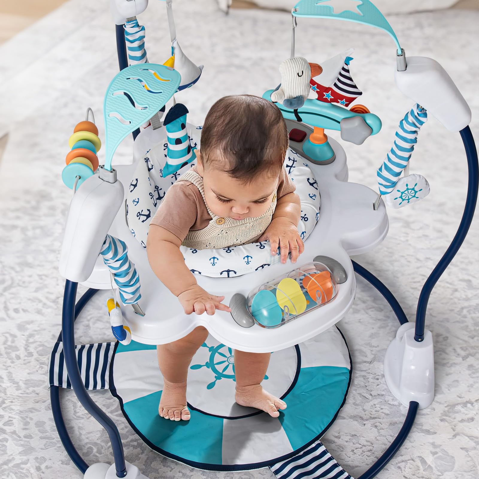 Baby Activity Center Jumper with 360° Rotating Seat