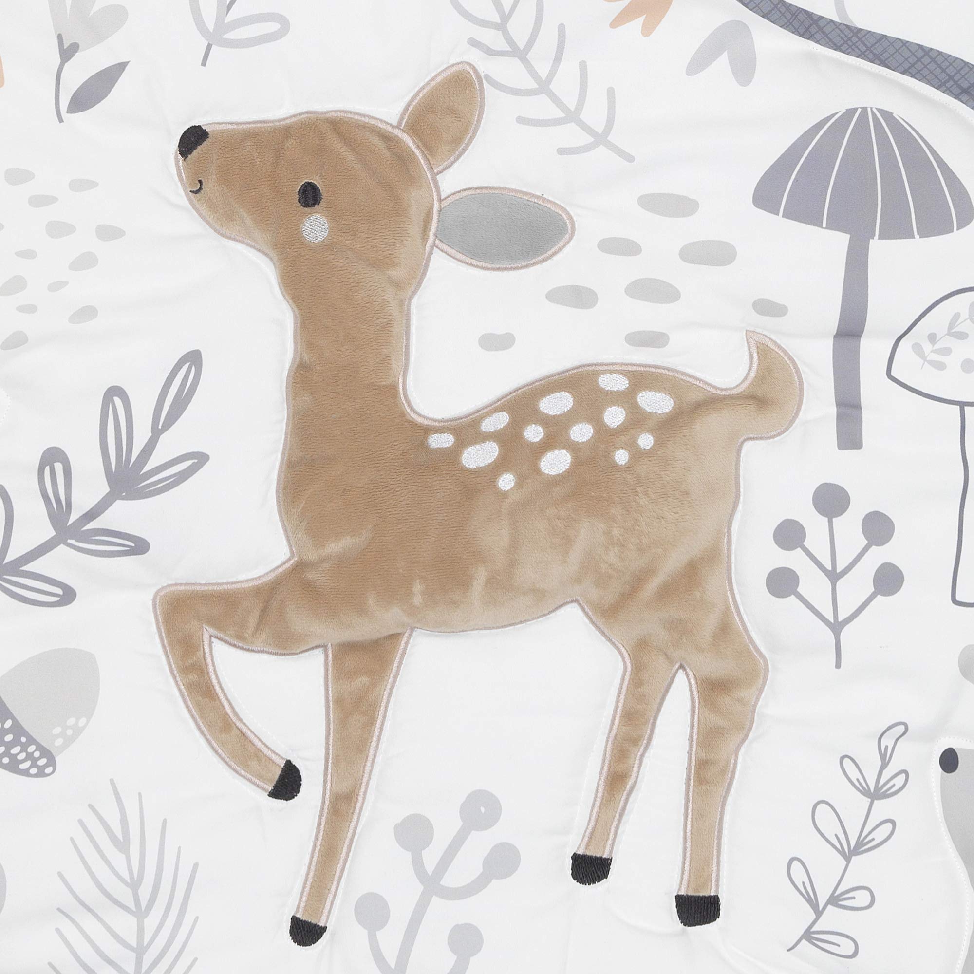 3-Piece Forest Deer Crib Bedding Set