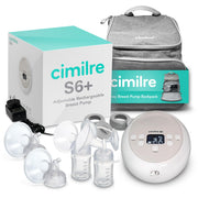 S6+ Adjustable Rechargeable Breast Pump & Journey Breast Pump Backpack Bundle
