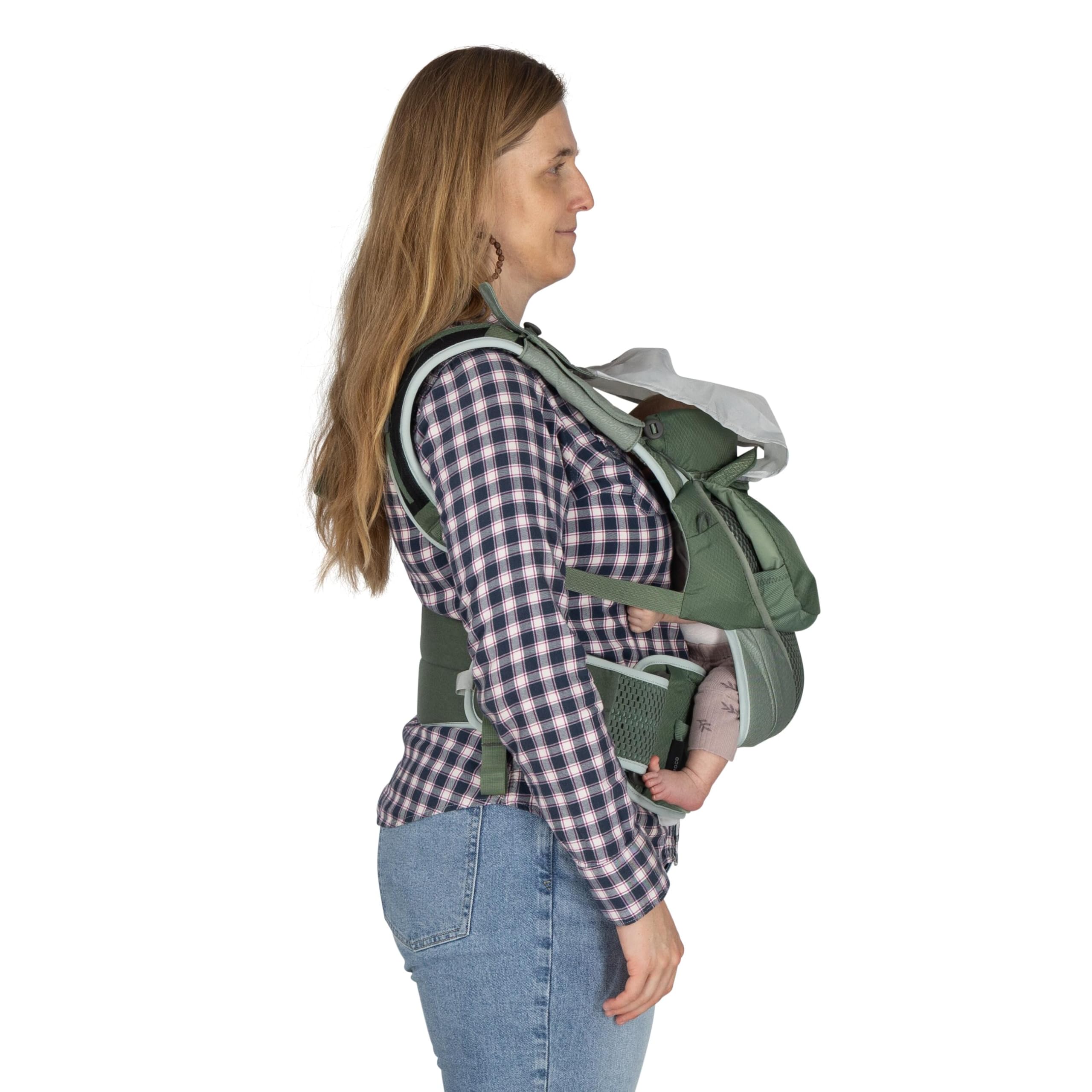 Poco Soft Baby Carrier for Newborns, Koseret Green