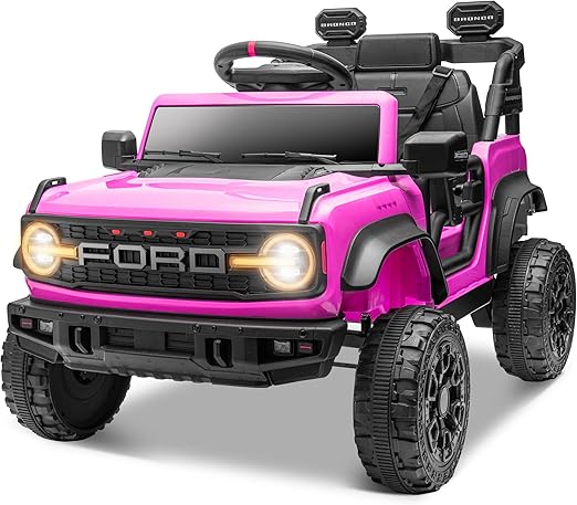 Licensed Ford Bronco Raptor Electric Ride On Jeep for Kids