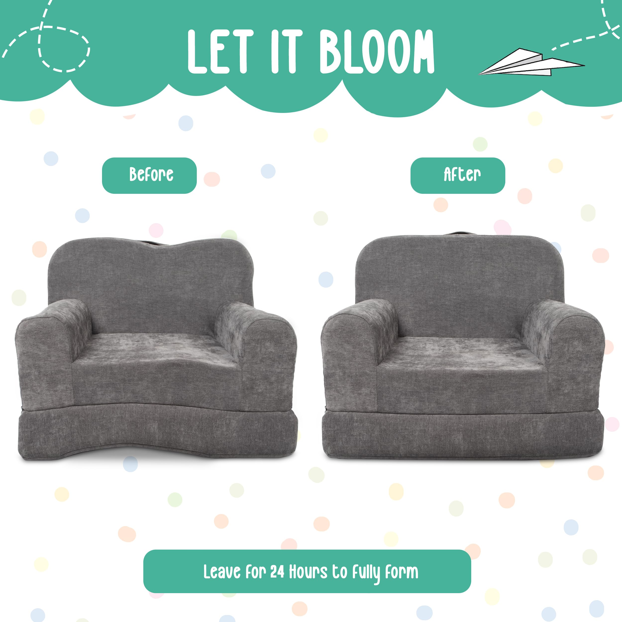 Convertible Toddler Chair and Lounger