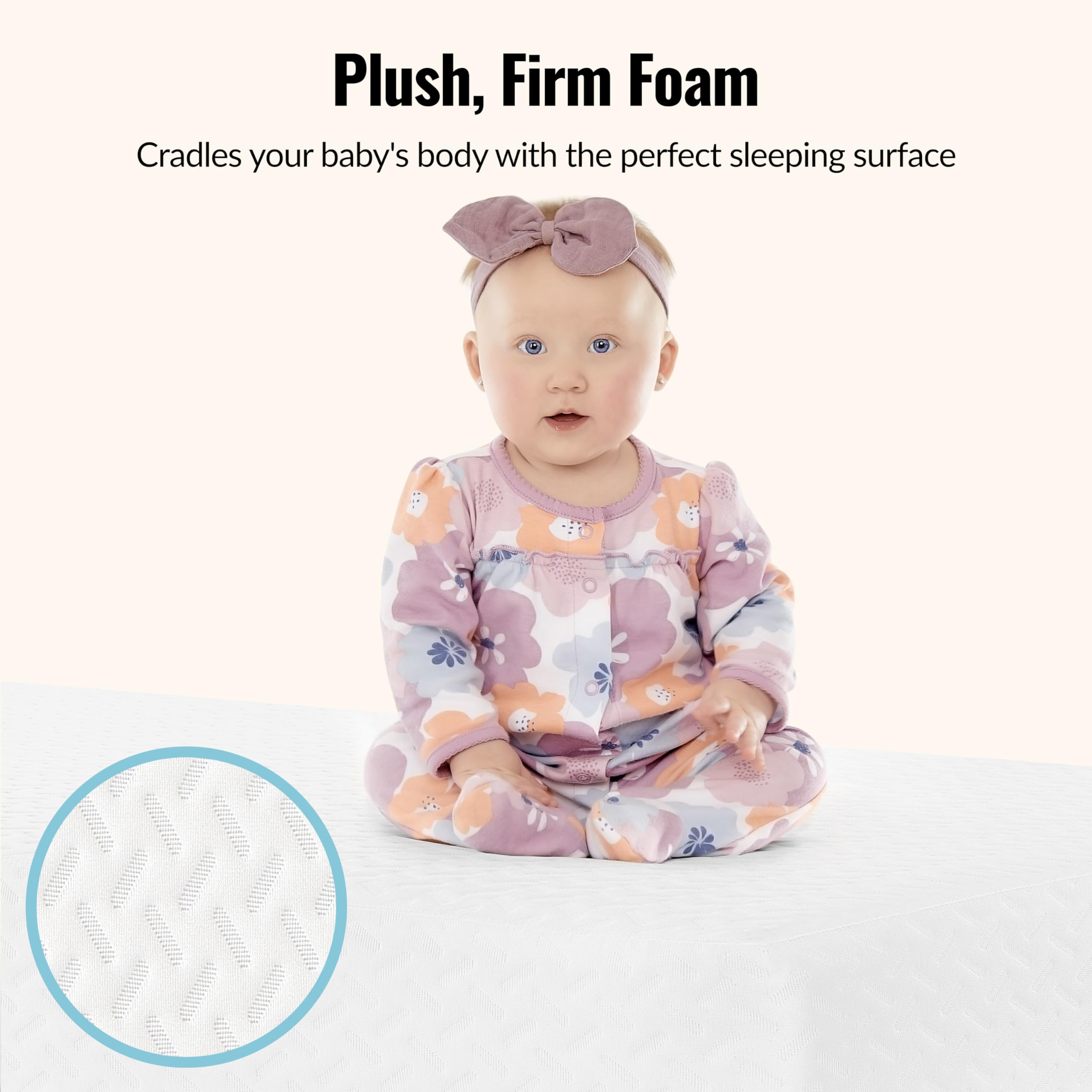 Dual-Sided Crib and Toddler Mattress